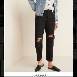 Old Navy Extra High-Waisted Straight Jean